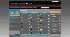 Desktop Screenshot of gospelhousemusic.com